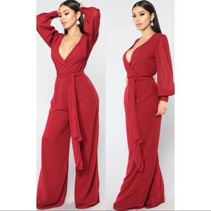 Jumpsuit - Red